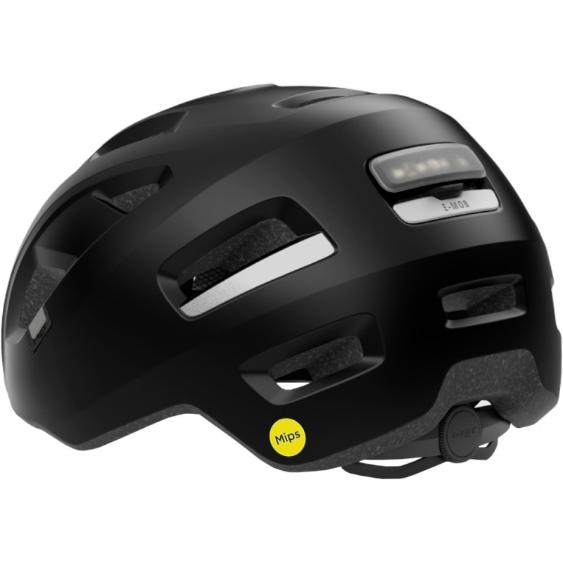 Kask rowerowy MET E-mob MIPS czarny
