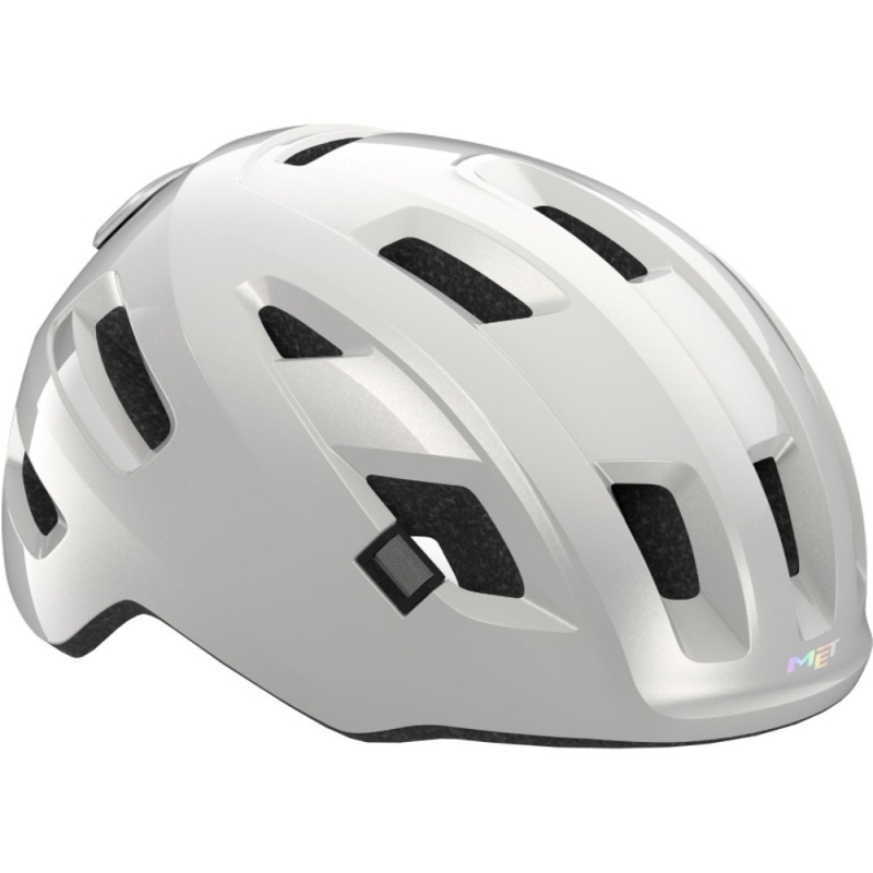 Kask rowerowy MET E-mob biały