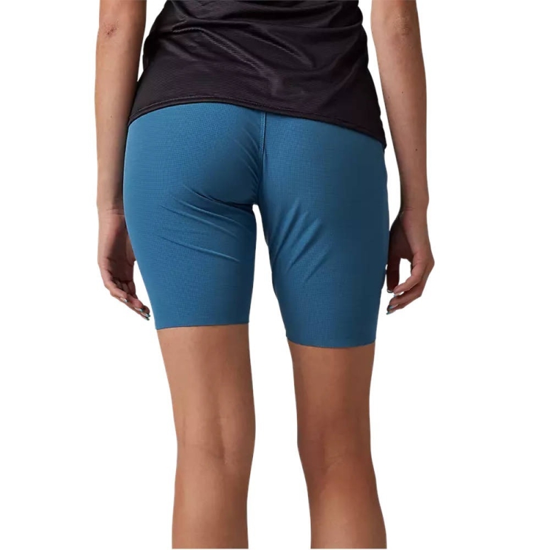 Spodenki rowerowe damskie Fox Lady Flexair Ascent niebieskie