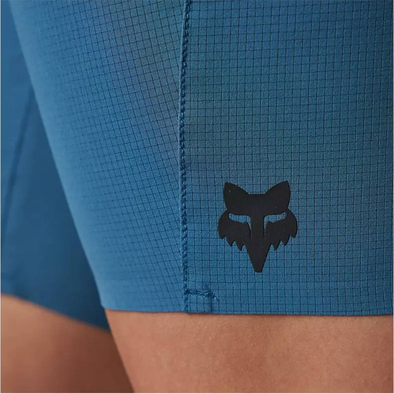 Spodenki rowerowe damskie Fox Lady Flexair Ascent niebieskie