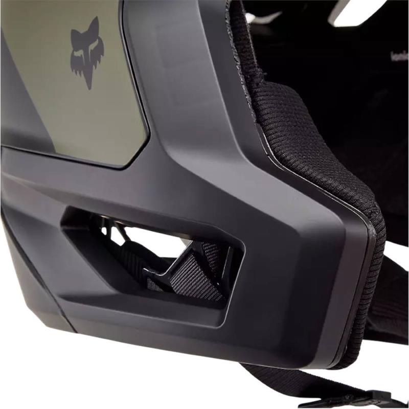 Kask rowerowy Fox Dropframe Pro NYF MIPS czerwono-czarny