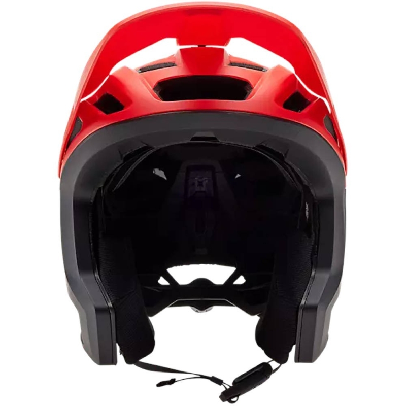 Kask rowerowy Fox Dropframe Pro NYF MIPS czerwono-czarny