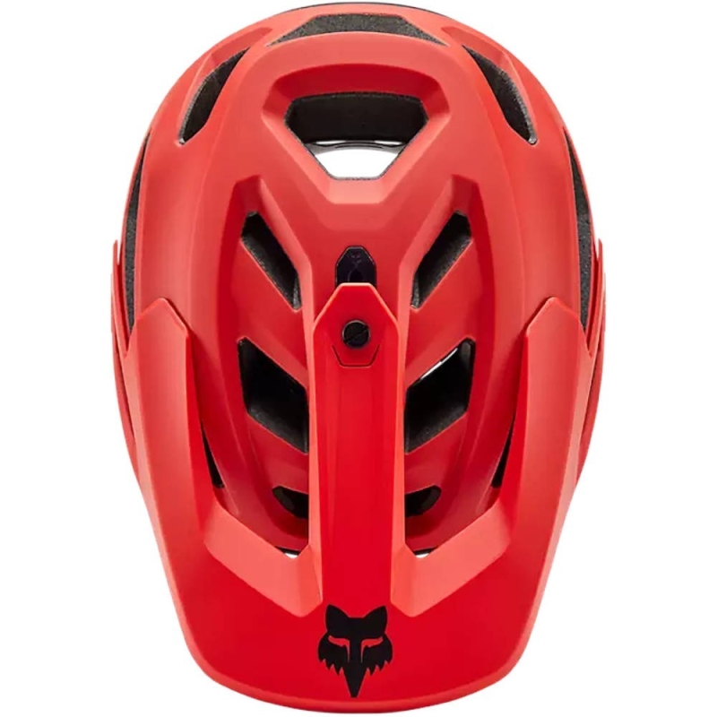 Kask rowerowy Fox Dropframe Pro NYF MIPS czerwono-czarny