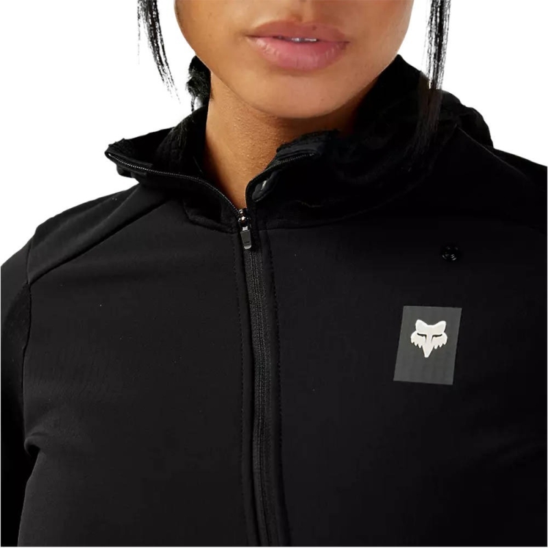 Kurtka rowerowa Fox Lady Defend Thermal Hoodie czarna