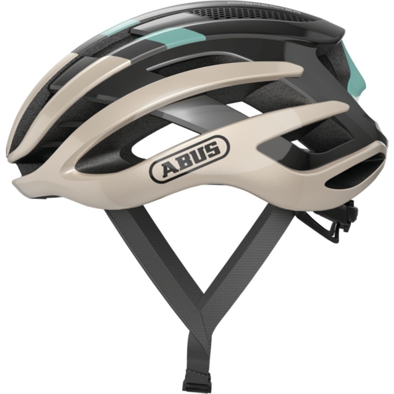 Kask rowerowy Abus AirBreaker białozłoty