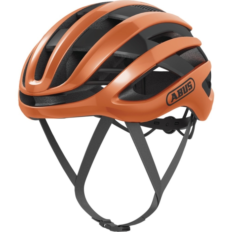 Kask rowerowy Abus AirBreaker brązowo-pomarańczowy