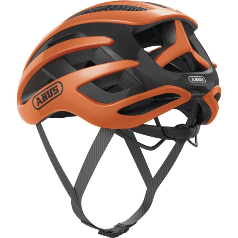 Kask rowerowy Abus AirBreaker brązowo-pomarańczowy