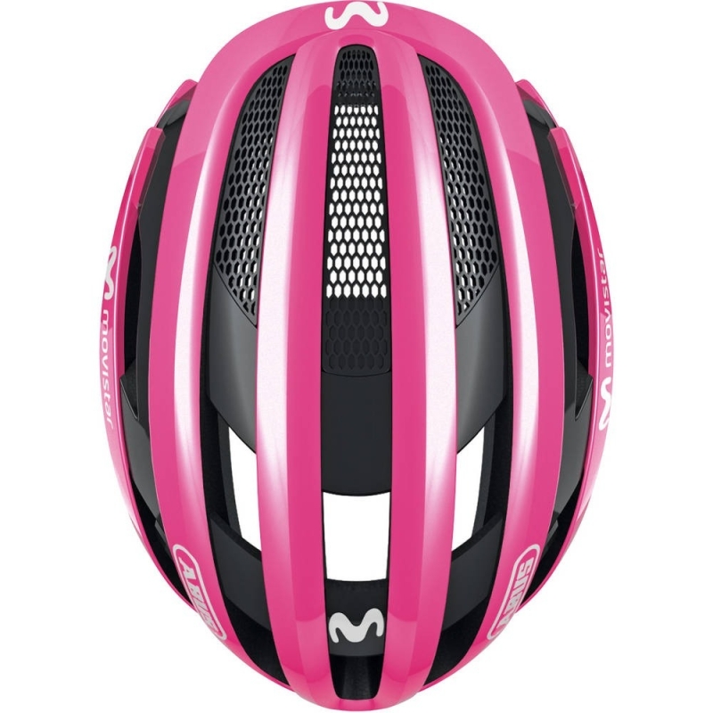 Kask rowerowy Abus AirBreaker różowy