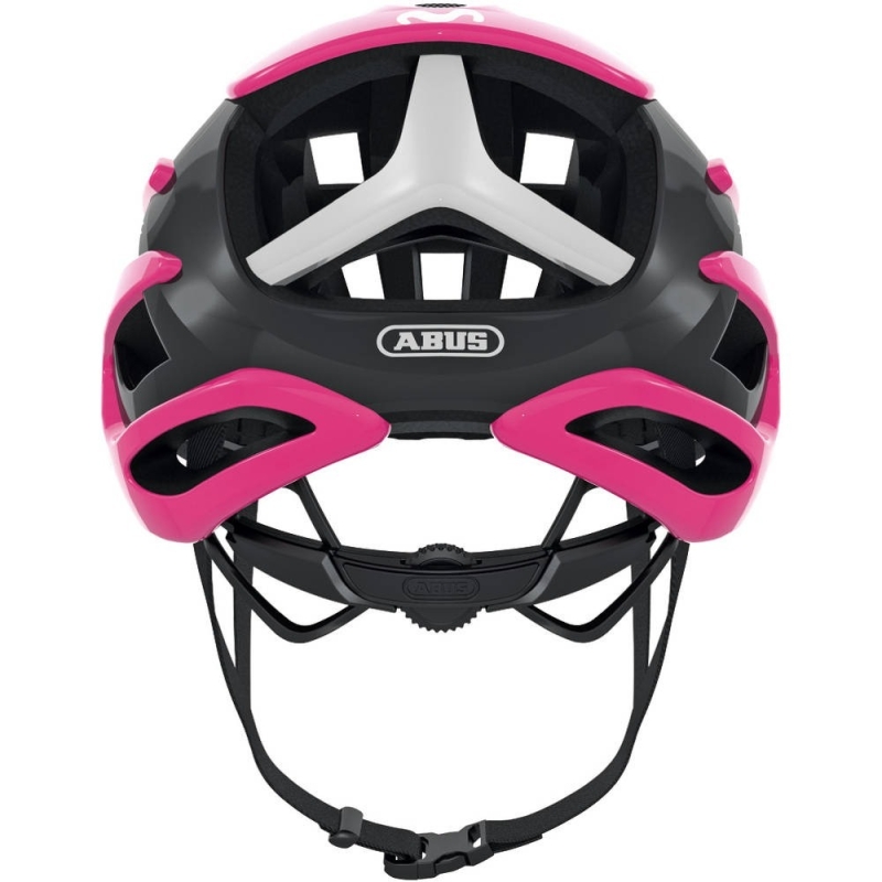 Kask rowerowy Abus AirBreaker Movistar różowy
