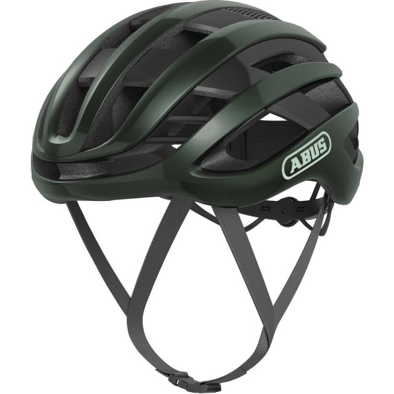 Kask rowerowy Abus AirBreaker ciemnozielony