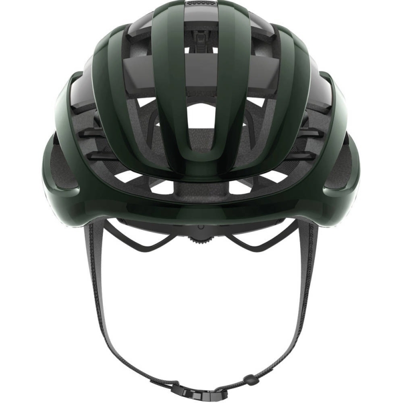 Kask rowerowy Abus AirBreaker ciemnozielony