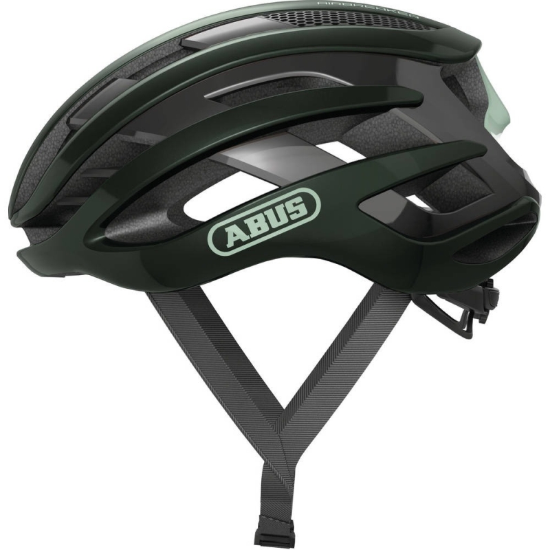 Kask rowerowy Abus AirBreaker ciemnozielony