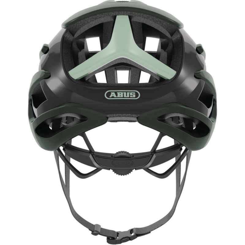 Kask rowerowy Abus AirBreaker ciemnozielony