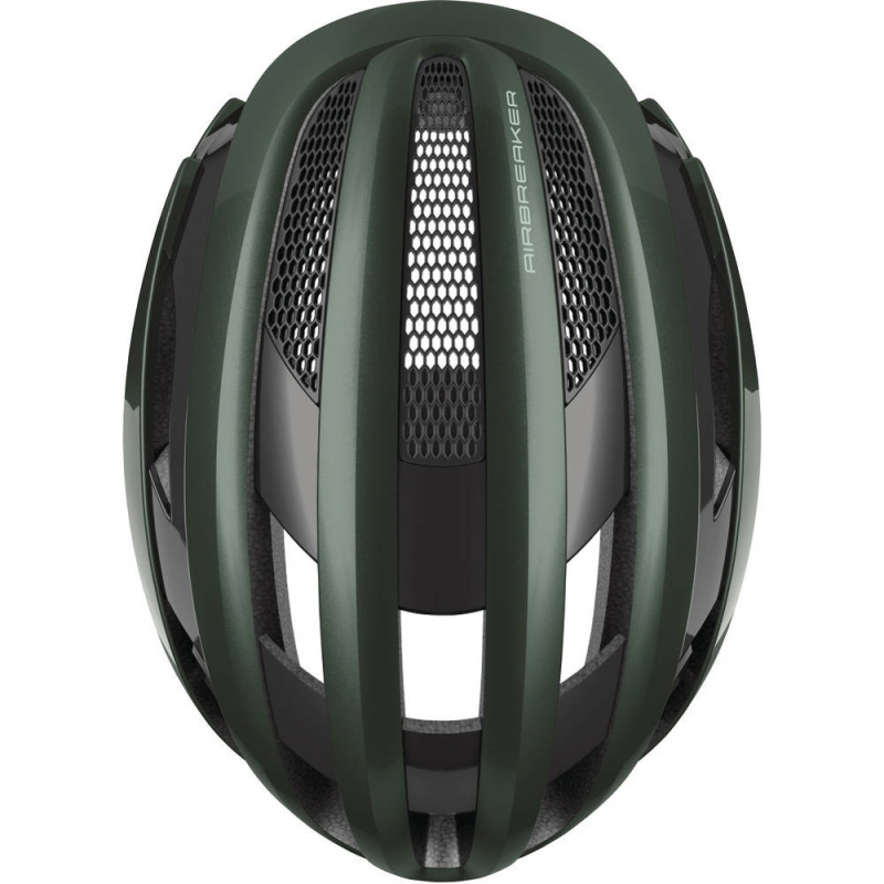 Kask rowerowy Abus AirBreaker ciemnozielony