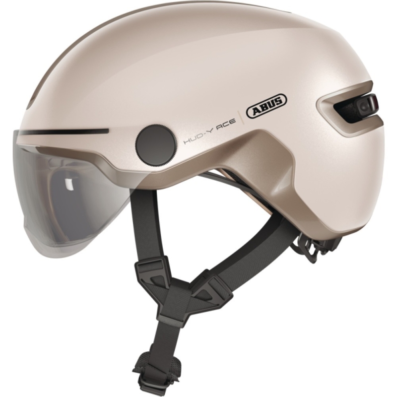Kask rowerowy Abus HUD-Y ACE champagne gold