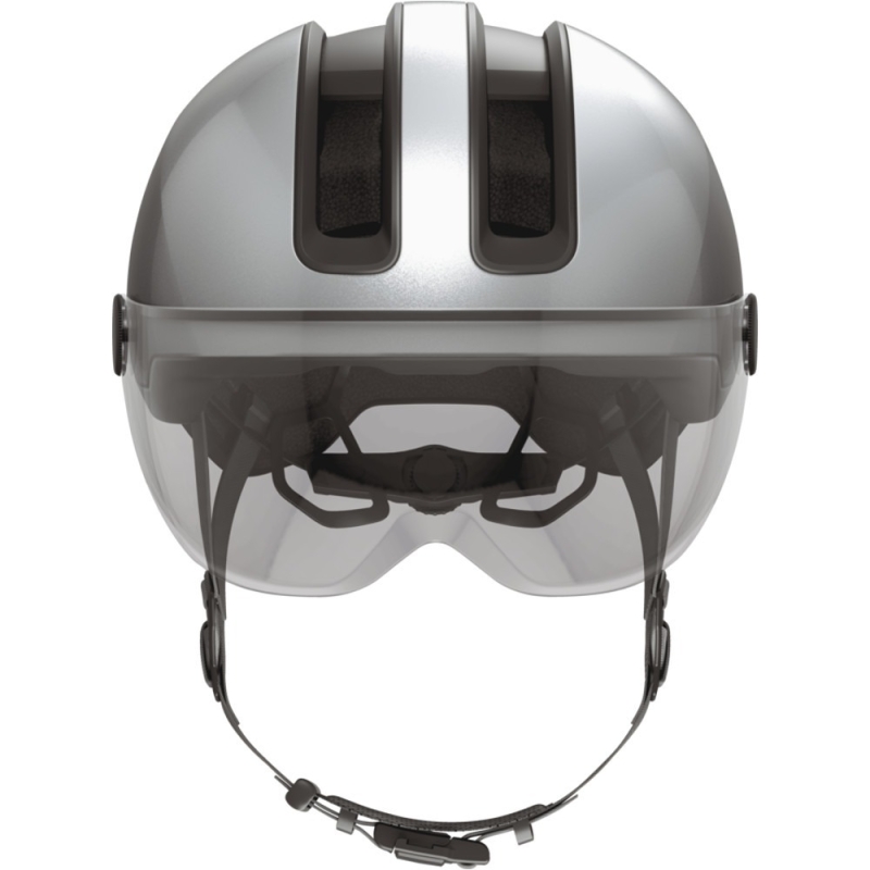 Kask rowerowy Abus HUD-Y ACE srebrny