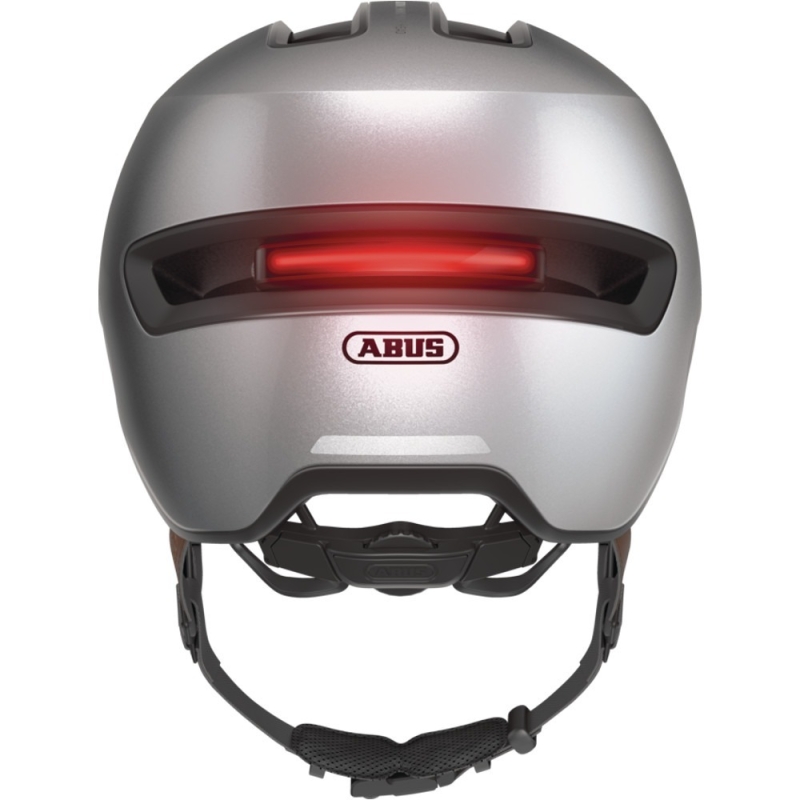 Kask rowerowy Abus HUD-Y ACE srebrny