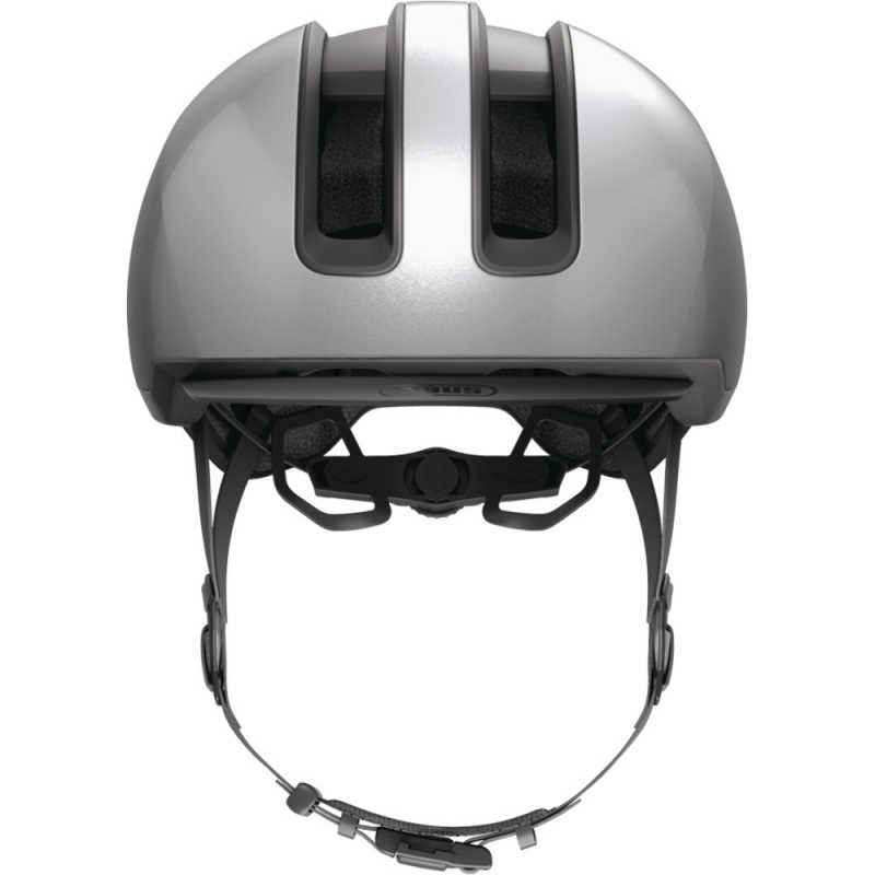 Kask rowerowy Abus HUD-Y srebrny