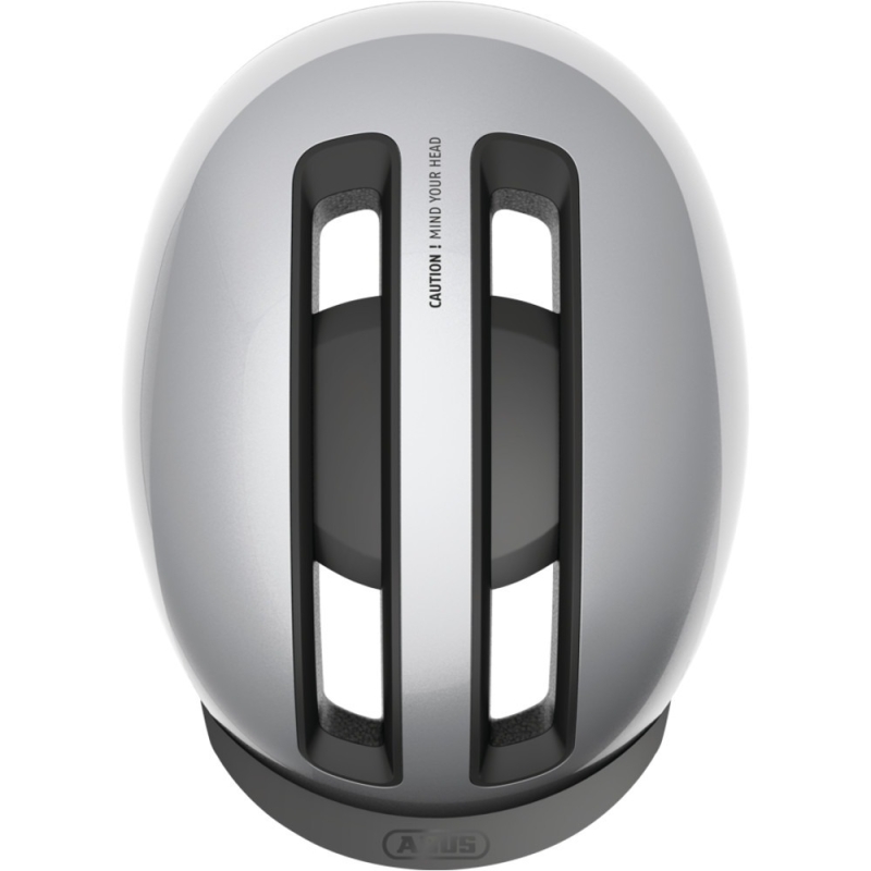 Kask rowerowy Abus HUD-Y srebrny