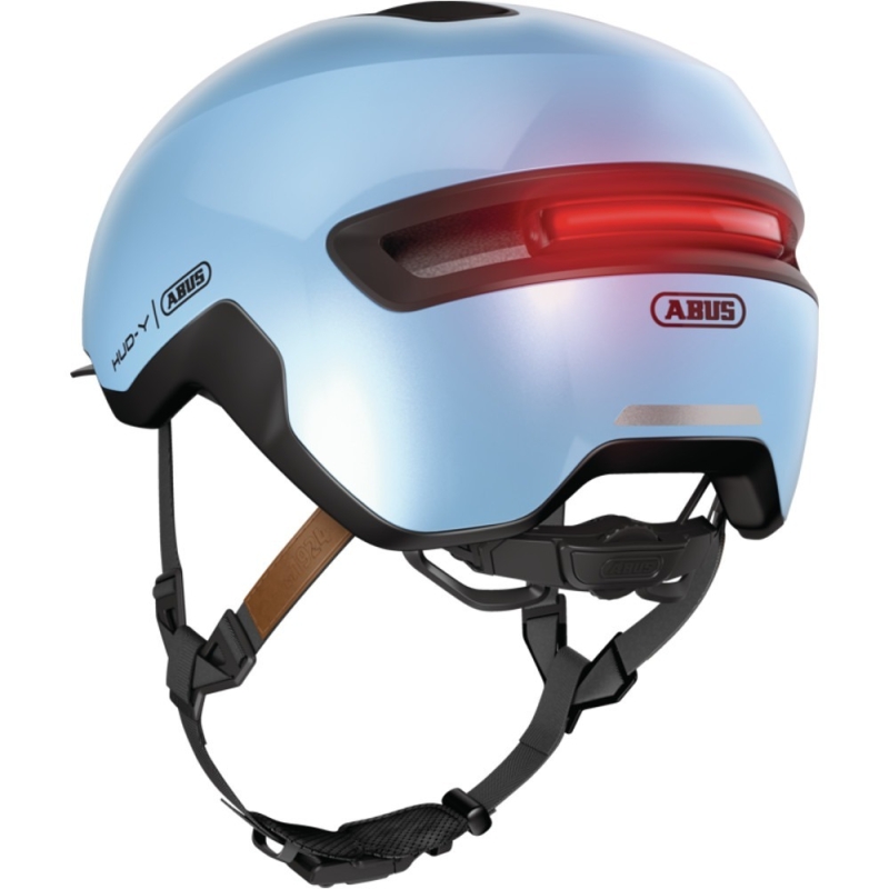 Kask rowerowy Abus HUD-Y błękitny