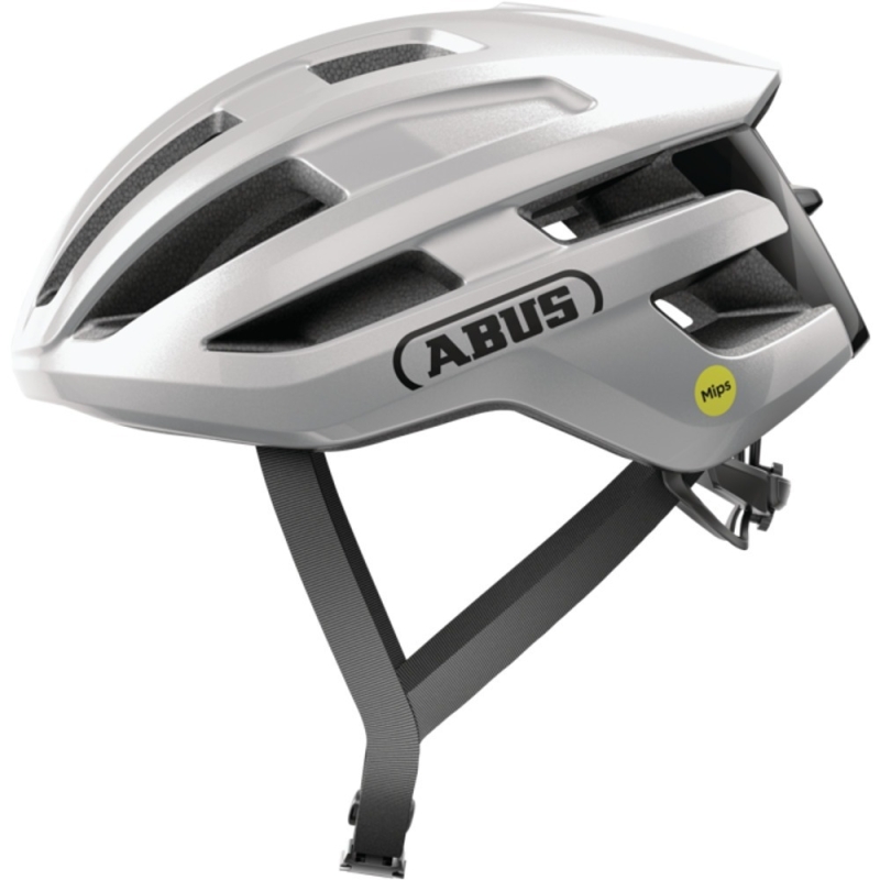 Kask rowerowy Abus PowerDome MIPS srebrny