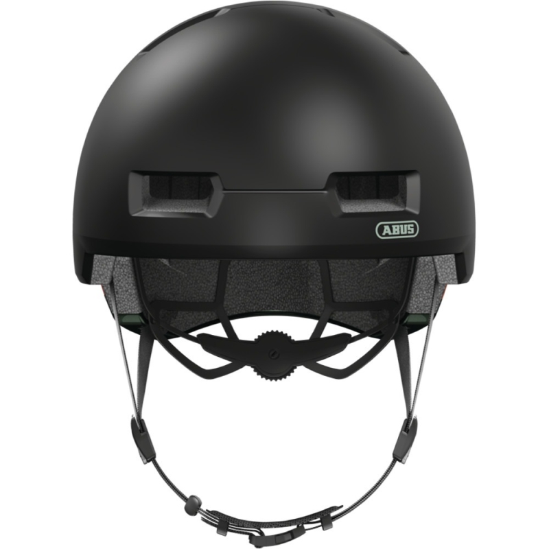 Kask rowerowy orzech Abus Skurb ACE czarno-zielony