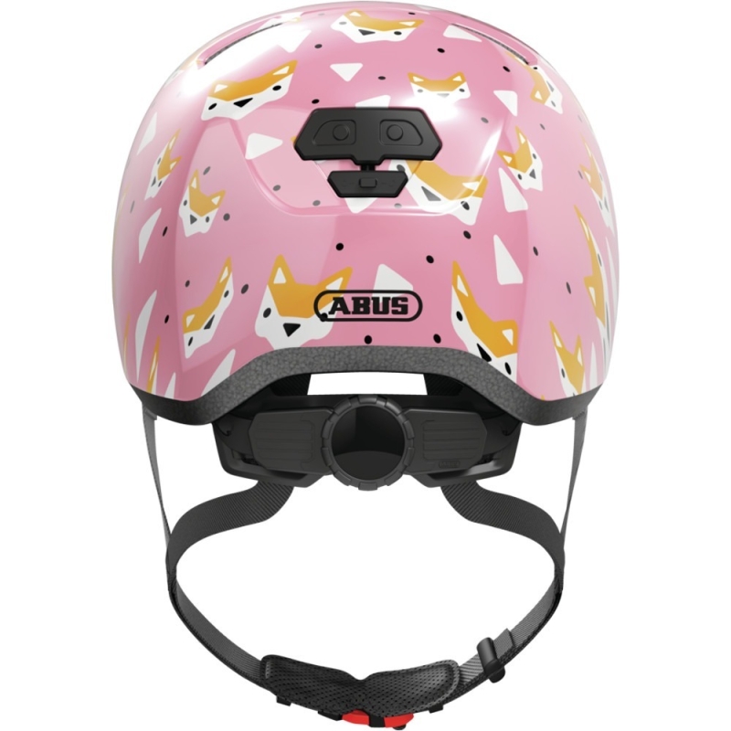 Kask rowerowy orzech Abus Skurb Kid rose foxes