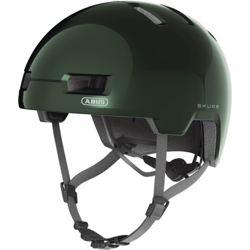 Kask rowerowy orzech Abus Skurb moss green