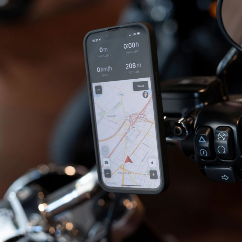 Uchwyt na klamkę sprzęgła SP Connect Clutch Moto Mount Pro chrom
