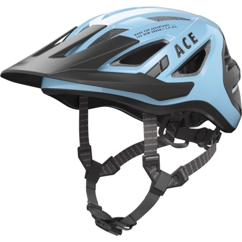 Kask rowerowy Abus Urban-I 3.0 ACE błękitny