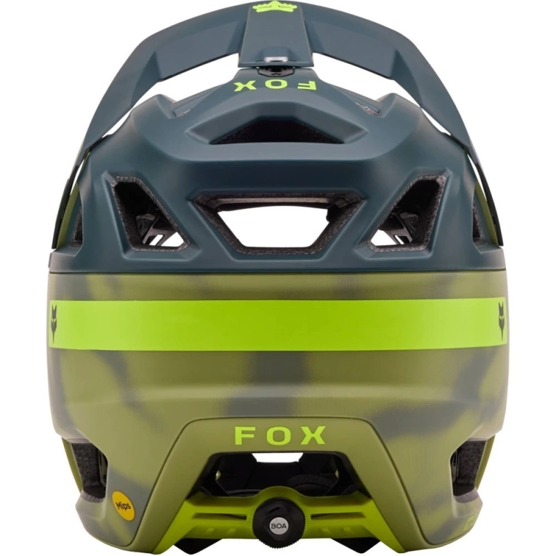 Kask rowerowy Fullface Fox Proframe RS Taunt MIPS zielony