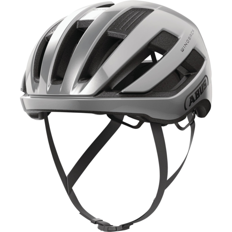 Kask rowerowy Abus WingBack srebrny