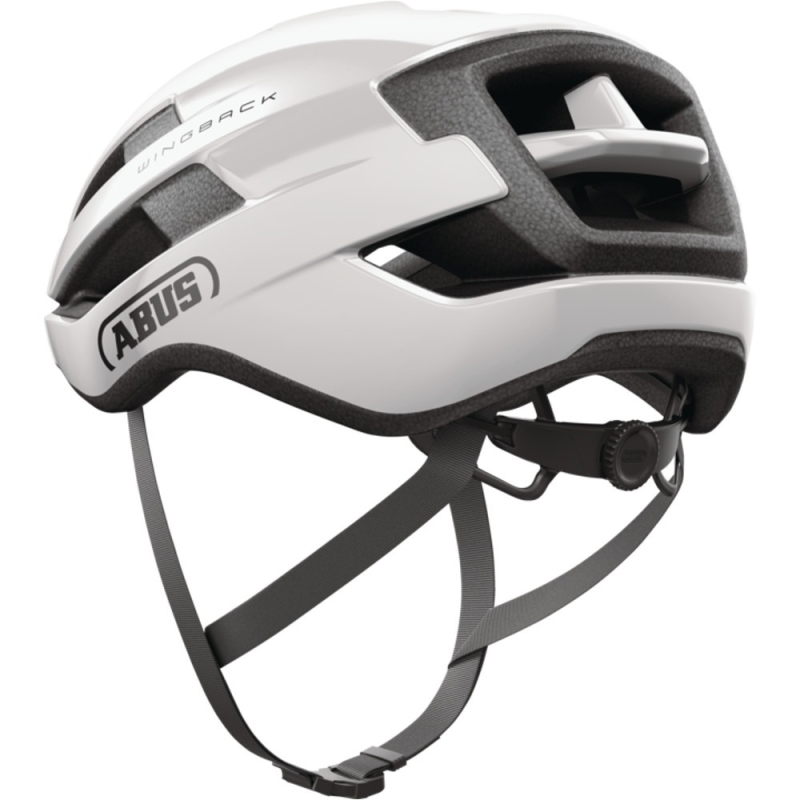 Kask rowerowy Abus WingBack biało-czarny