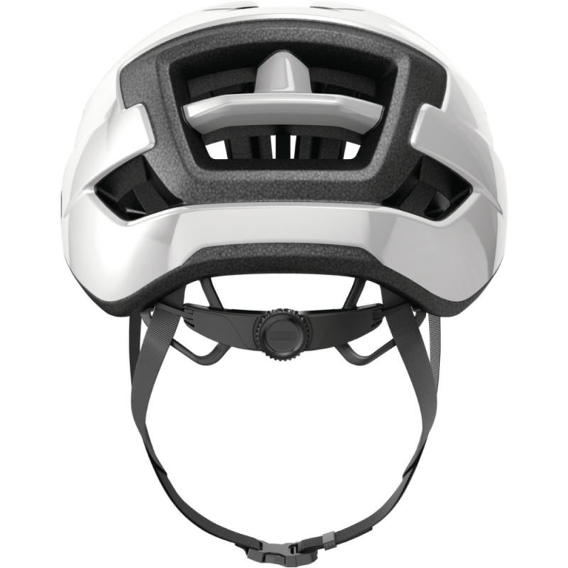 Kask rowerowy Abus WingBack biało-czarny