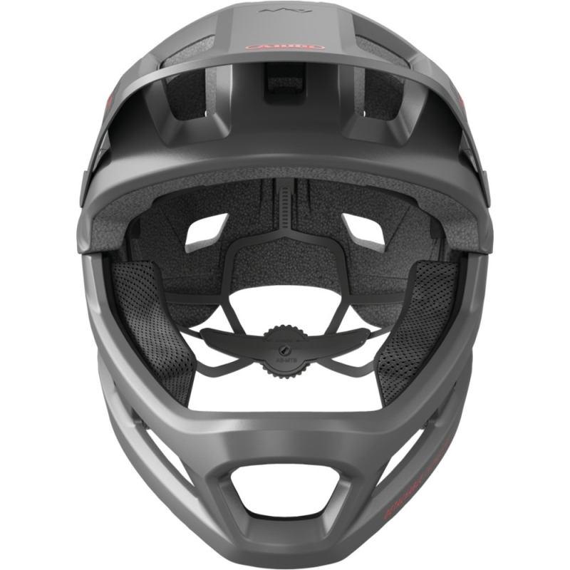 Kask rowerowy Fullface Abus YouDrop srebrny
