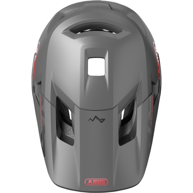 Kask rowerowy Fullface Abus YouDrop srebrny