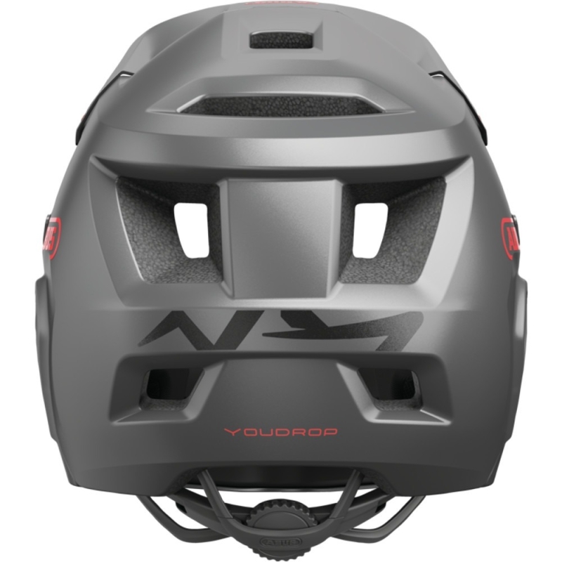 Kask rowerowy Fullface Abus YouDrop srebrny