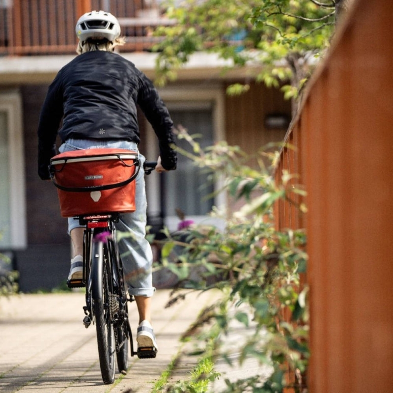 Koszyk na rower Ortlieb Up-Town Rack City czerwony