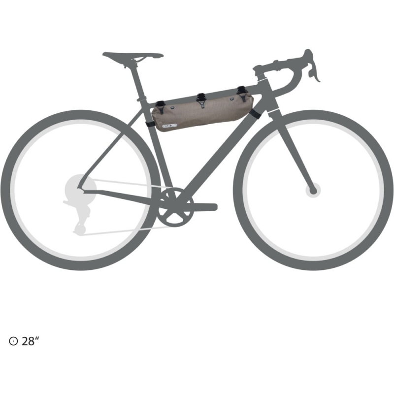 Torba pod ramę Ortlieb Frame Pack TopTube RC beżowa