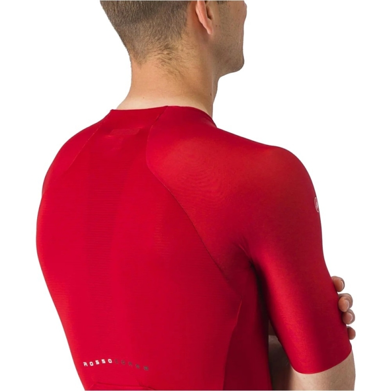 Koszulka rowerowa Castelli Aero Race 7.0 czerwona