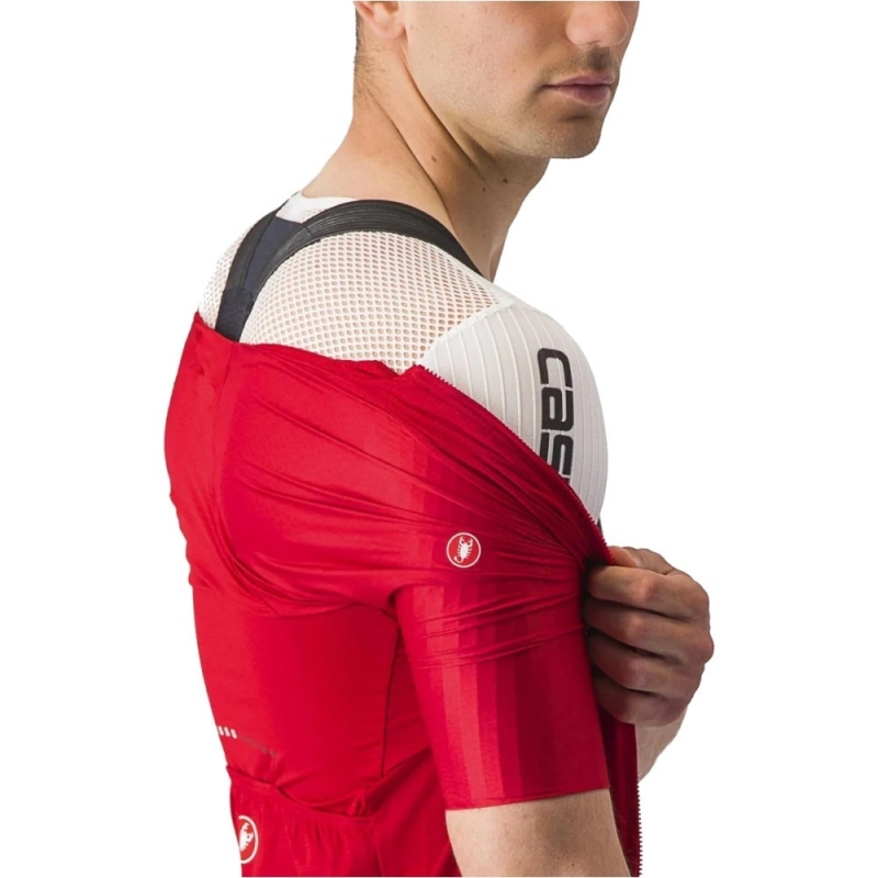 Koszulka rowerowa Castelli Aero Race 7.0 czerwona