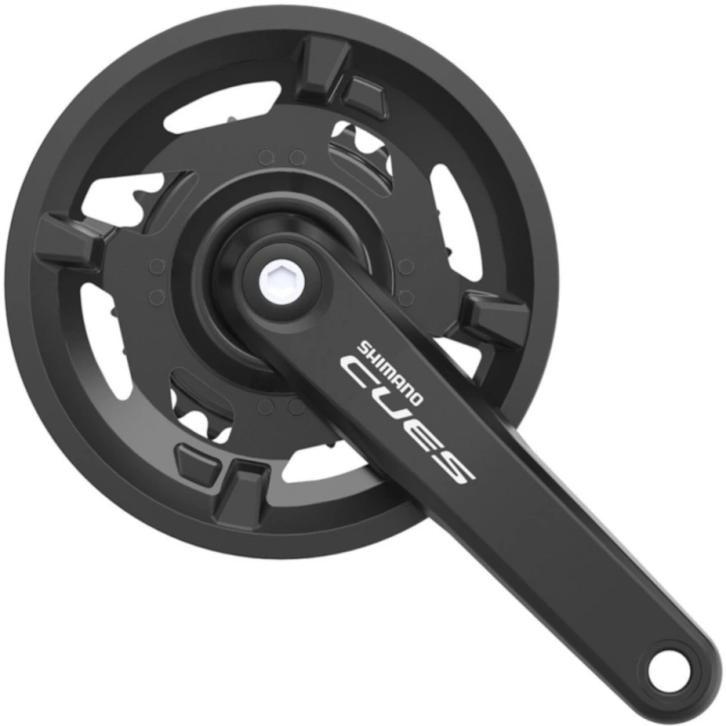 Mechanizm korbowy Shimano CUES FC-U4010-2 (z osłoną)