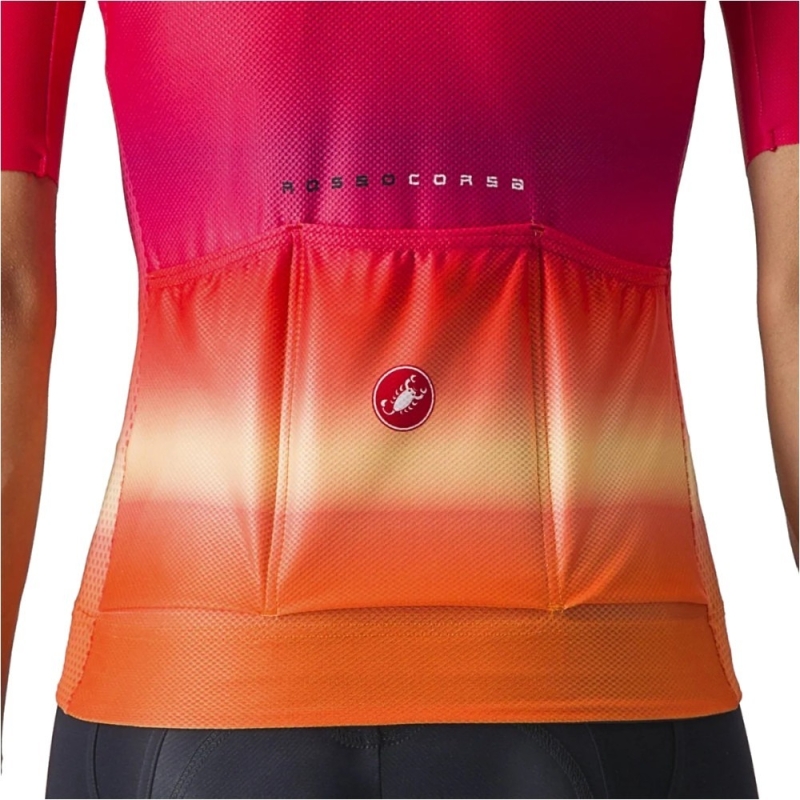 Koszulka rowerowa damska Castelli Climber's 2.0 W różowa