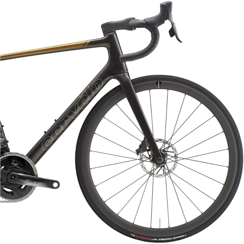 Rower szosowy Cervelo R5 Force eTap AXS czarno-limonkowy