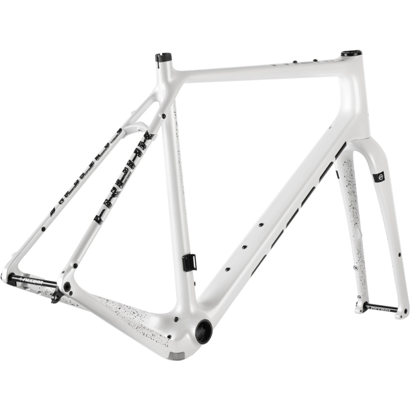 Rama gravel Accent Freak Carbon biała