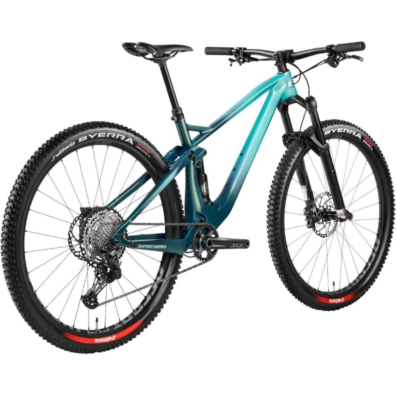 Rower MTB Accent Super Hero Carbon SLX błękitny