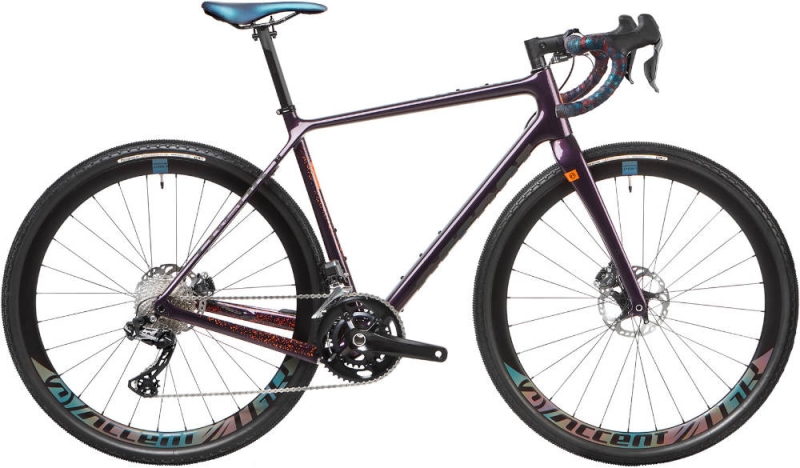 Rower gravel Accent Freak Carbon GRX Di2 fioletowy