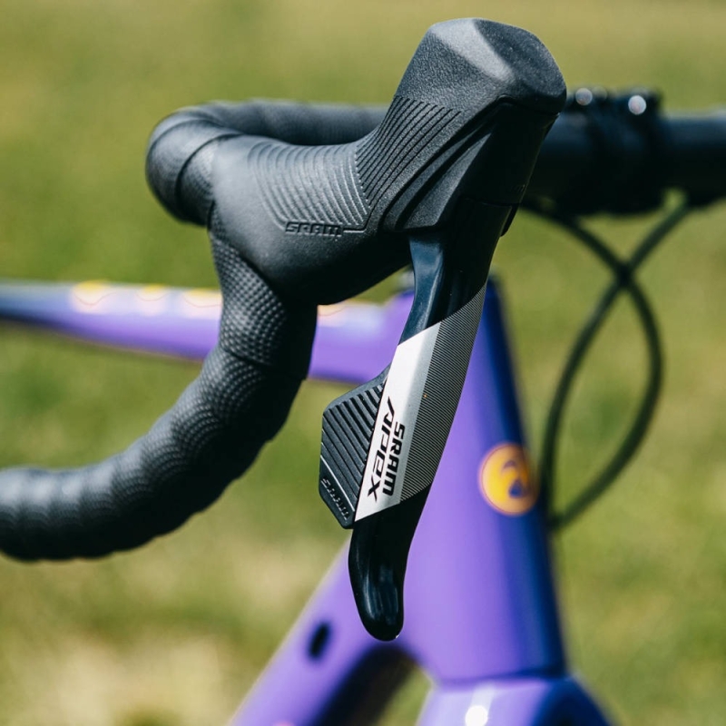 Rower gravel Accent CX-One Carbon Apex AXS fioletowo-czarny