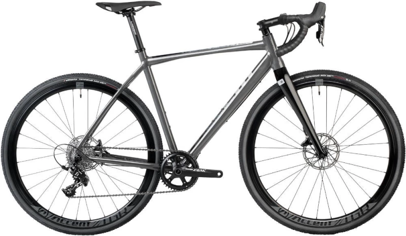 Rower gravel Accent CX-One Apex szary