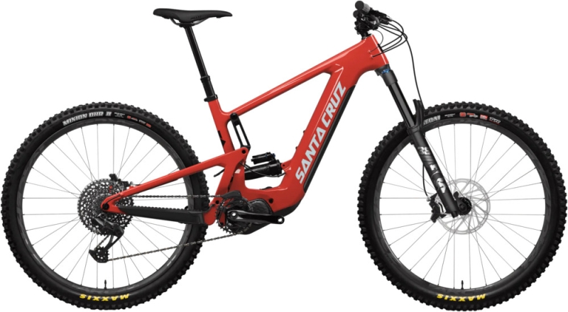 Rower elektryczny Santa Cruz Heckler 9 Carbon C 29 S gloss heirloom red